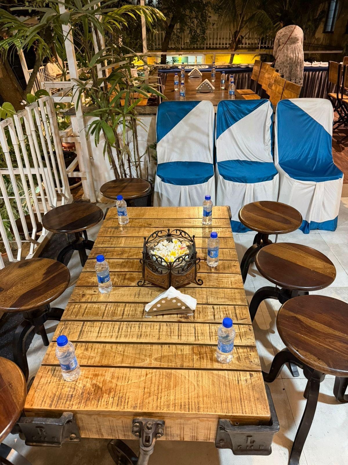Event decoration at Cafe Robusta