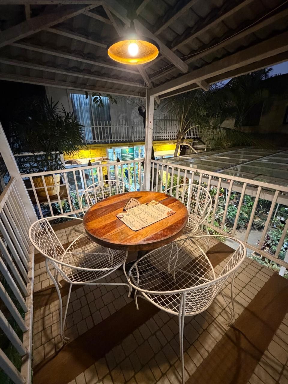 A warm wooden table